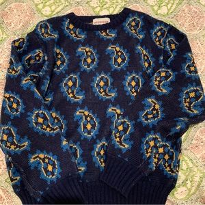 Vintage paisley sweater